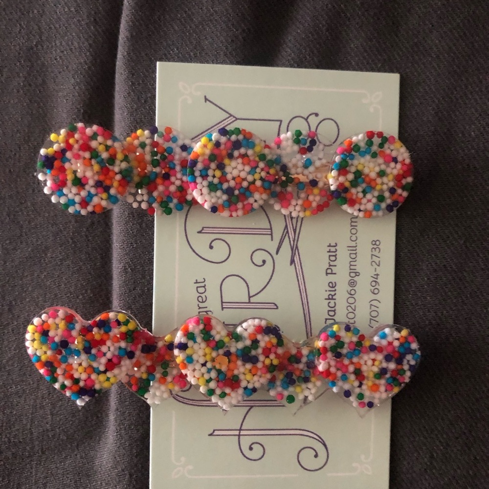 Sprinkles Hair Barrette
Set of 2